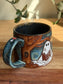 Carved Reading Ghost Mug C