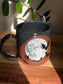 Sparkly Moon and Bat Mug B