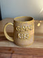 Yellow "Gimme Kiss" mug