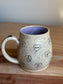 Candy Heart Mug - Black/Purple