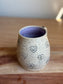 Candy Heart Mug - Black/Purple
