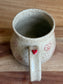 Candy Heart Mug - Red